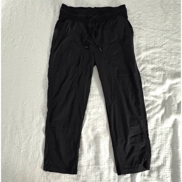 NWOT Lululemon Dance Studio Crop 25" Black Swift Lightweight Mid-Rise Pants 8 - Picture 2 of 10